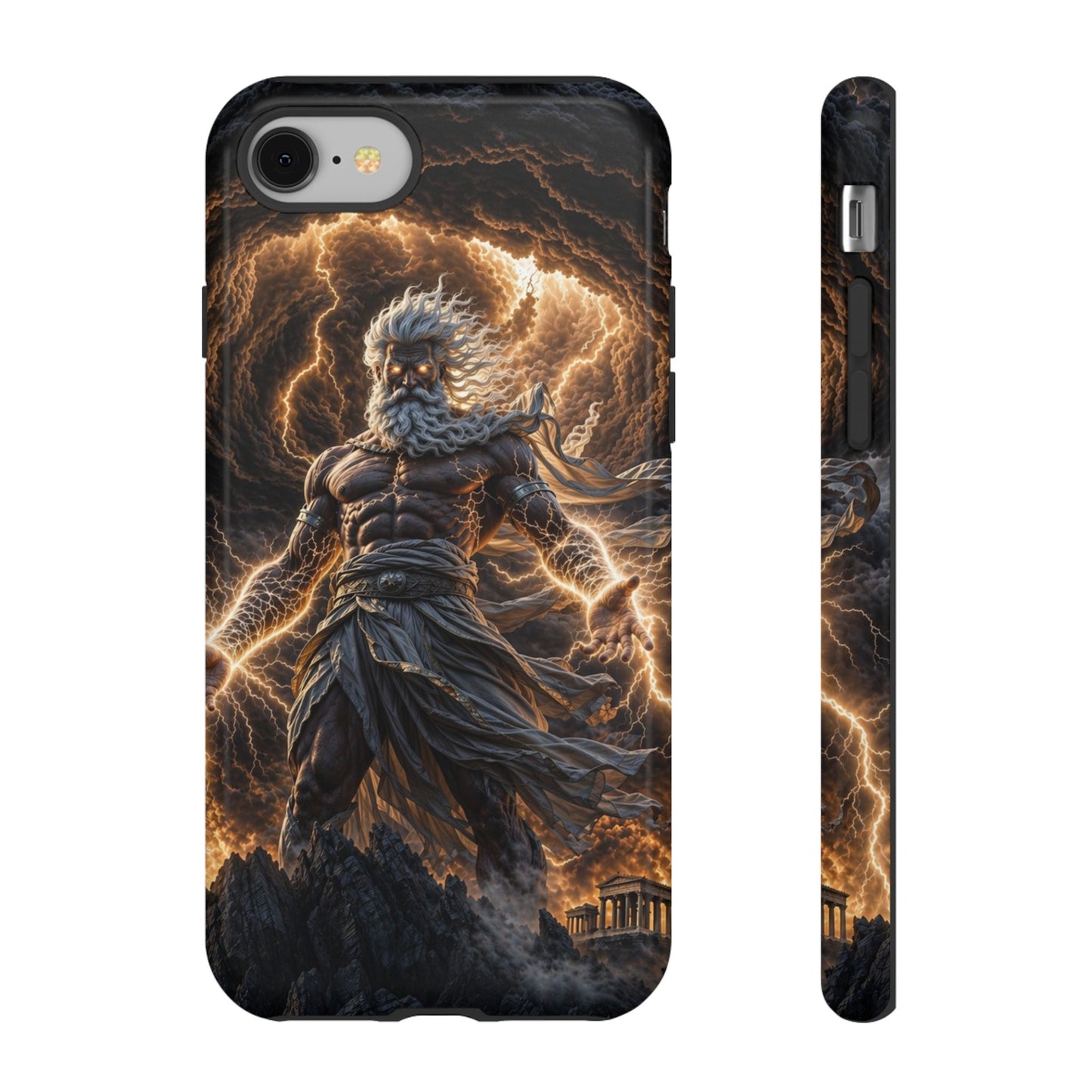Mythic Thunder God Phone Case — Lightning Warrior Tough Protective Cover
