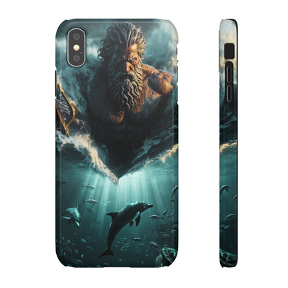 poseidon God Phone Case – Mythic Triton Ocean iPhone Snap Case