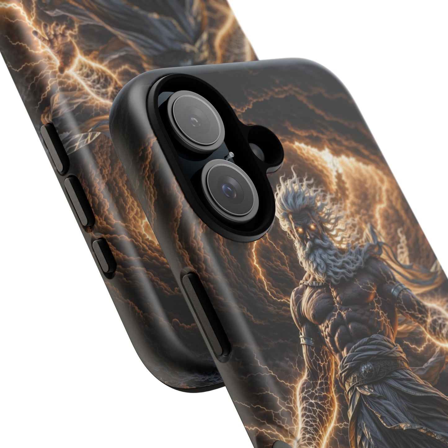 Mythic Thunder God Phone Case — Lightning Warrior Tough Protective Cover