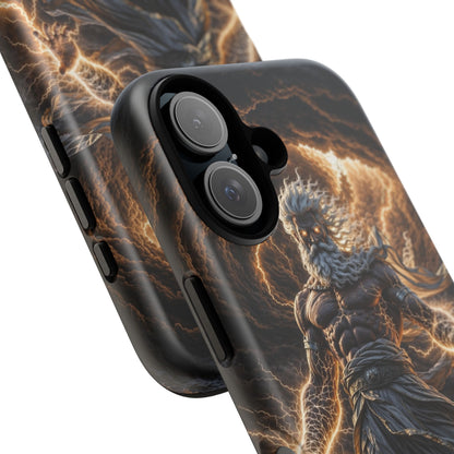 Mythic Thunder God Phone Case — Lightning Warrior Tough Protective Cover