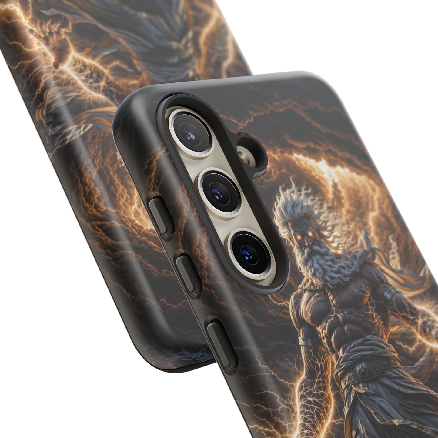 Mythic Thunder God Phone Case — Lightning Warrior Tough Protective Cover