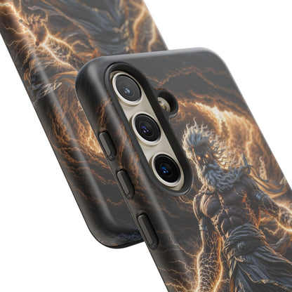 Mythic Thunder God Phone Case — Lightning Warrior Tough Protective Cover