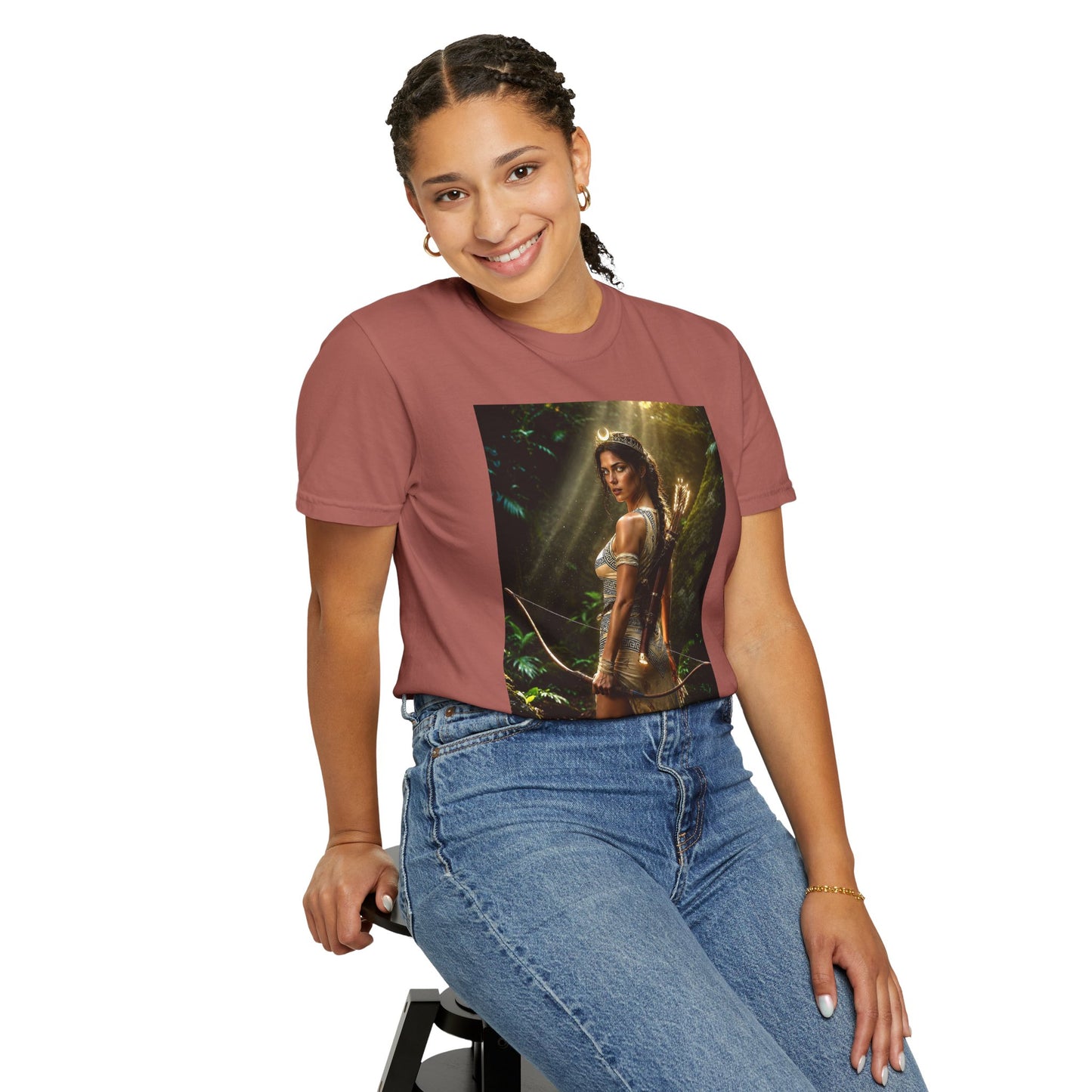 Adventure Archer T-Shirt — Forest Huntress Graphic Tee