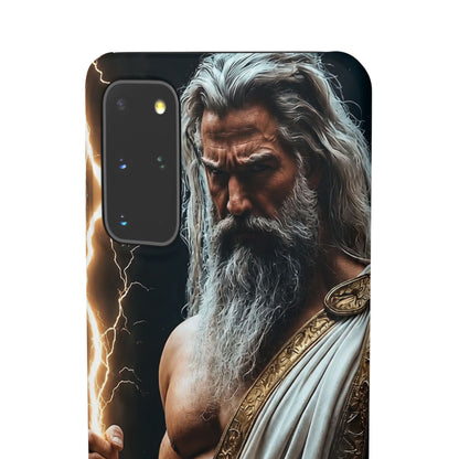 Zeus Lightning Phone Case — Mythic God Portrait Snap Case
