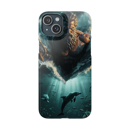 poseidon God Phone Case – Mythic Triton Ocean iPhone Snap Case