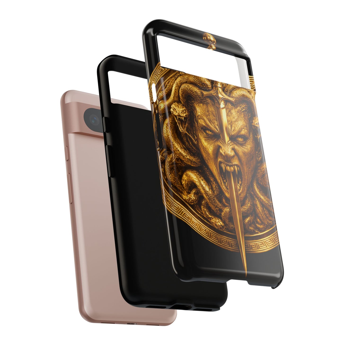 Phone Case — Gold Medusa Dagger Armor iPhone Cover