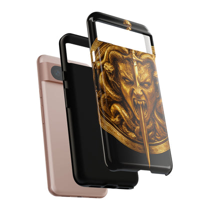Phone Case — Gold Medusa Dagger Armor iPhone Cover