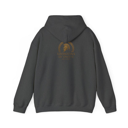Spartan Warrior Hoodie – Leonidas of Sparta Battle Graphic Sweatshirt