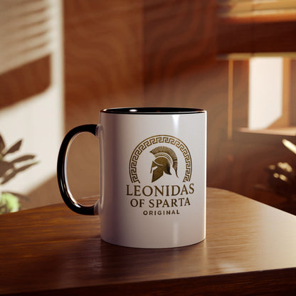 Leonidas of Sparta Cerberus Mug — Two-Tone 11oz Ceramic Mug