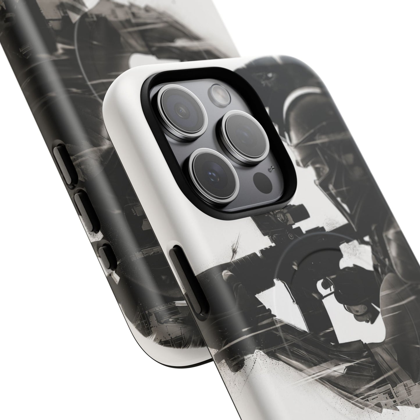 Tough Magnetic Case — Tactical Soldier Silhouette iPhone Cover