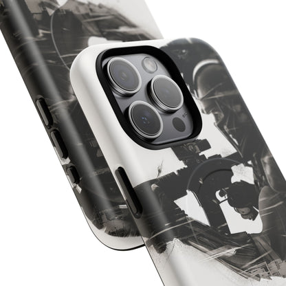 Tough Magnetic Case — Tactical Soldier Silhouette iPhone Cover