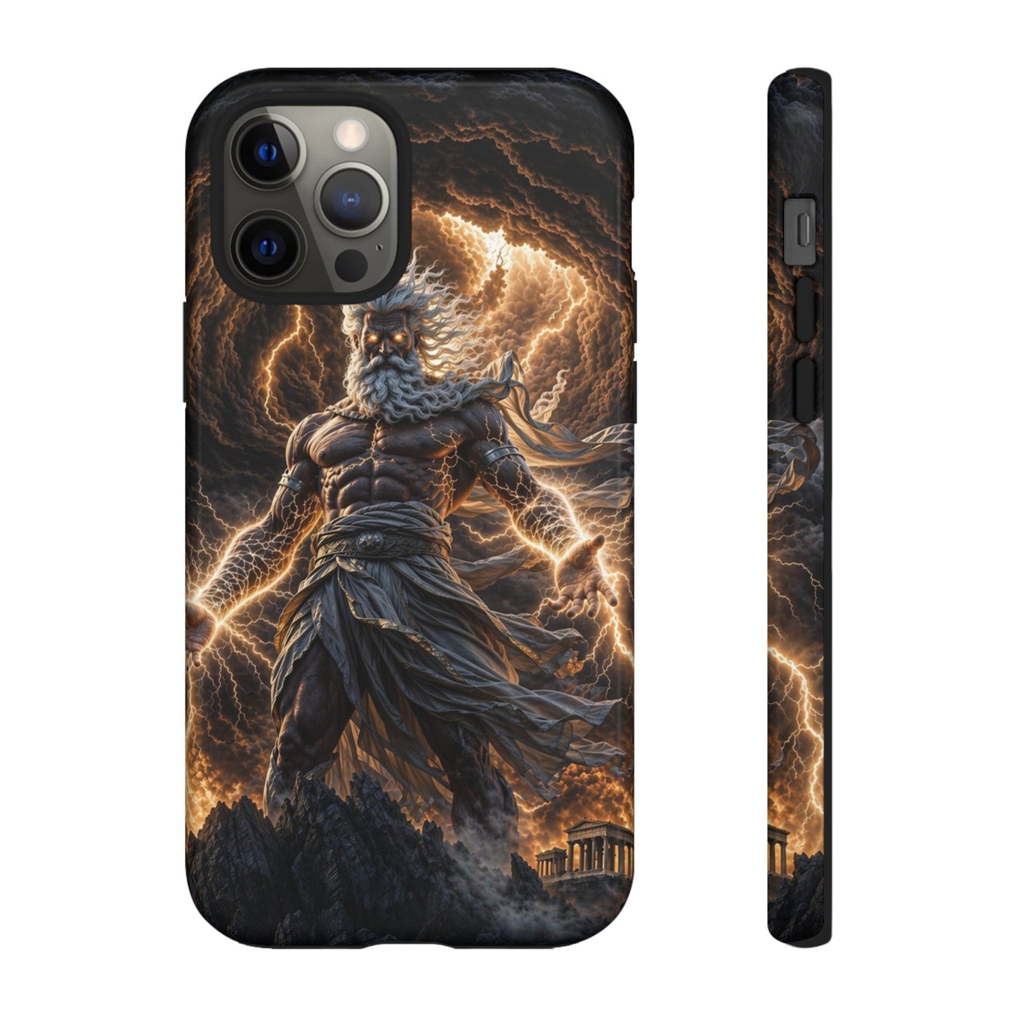 Mythic Thunder God Phone Case — Lightning Warrior Tough Protective Cover