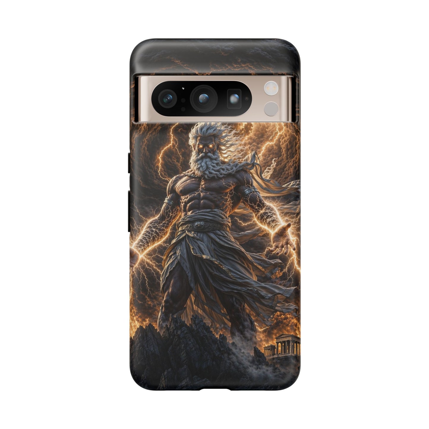 Mythic Thunder God Phone Case — Lightning Warrior Tough Protective Cover