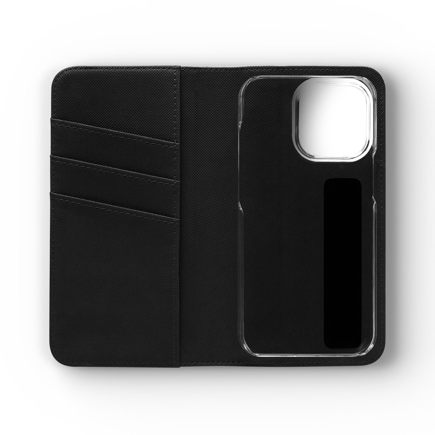 Spartan Warrior Flip Phone Case - Leather Wallet Folio with Red Cape Battle Design