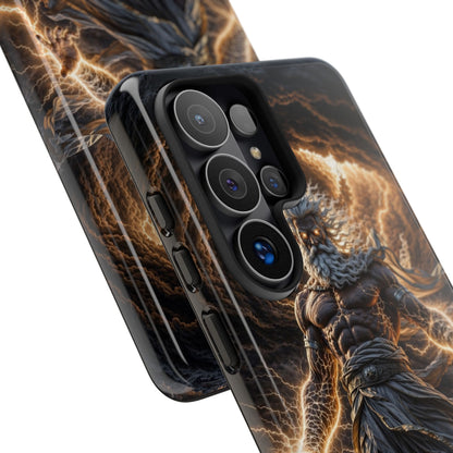 Mythic Thunder God Phone Case — Lightning Warrior Tough Protective Cover