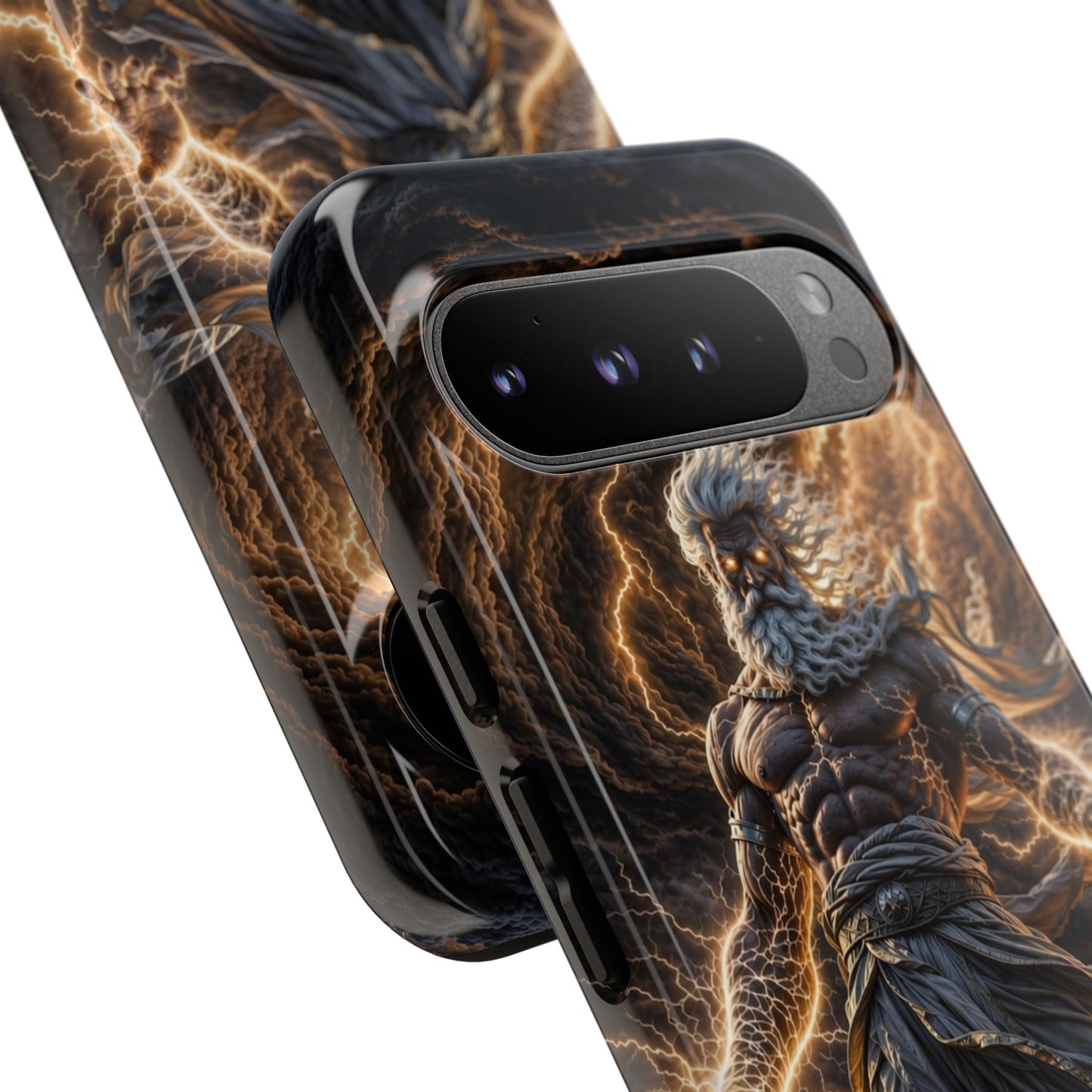 Mythic Thunder God Phone Case — Lightning Warrior Tough Protective Cover