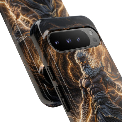 Mythic Thunder God Phone Case — Lightning Warrior Tough Protective Cover