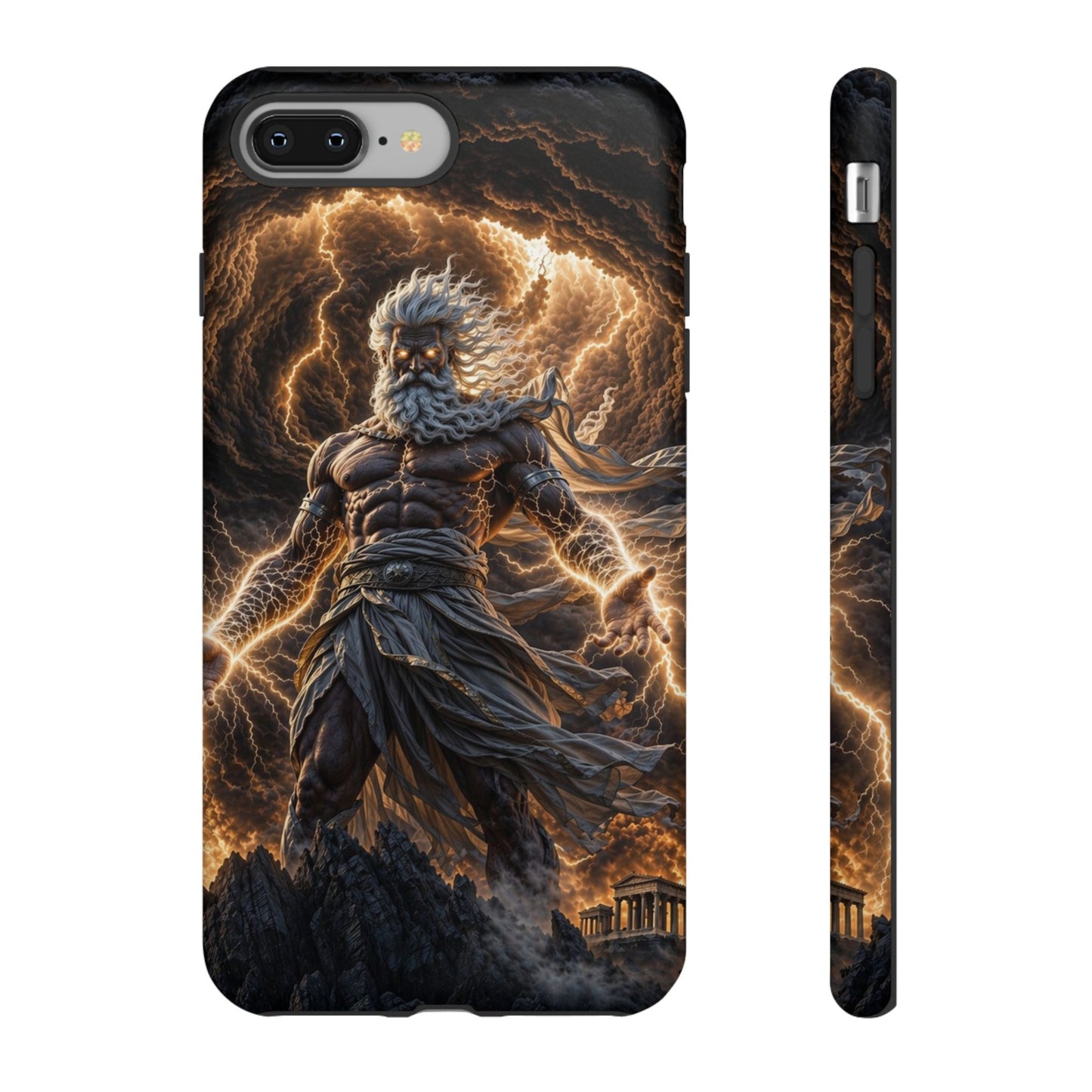 Mythic Thunder God Phone Case — Lightning Warrior Tough Protective Cover