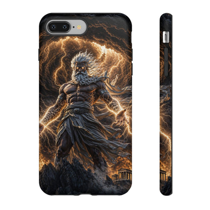 Mythic Thunder God Phone Case — Lightning Warrior Tough Protective Cover