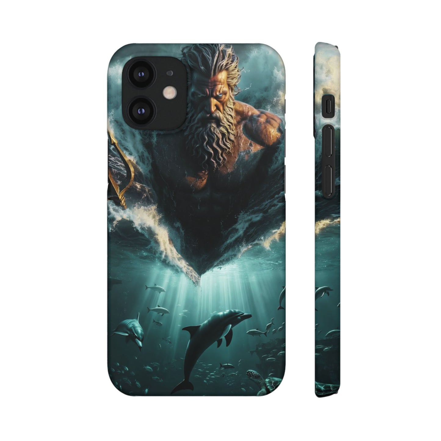 poseidon God Phone Case – Mythic Triton Ocean iPhone Snap Case
