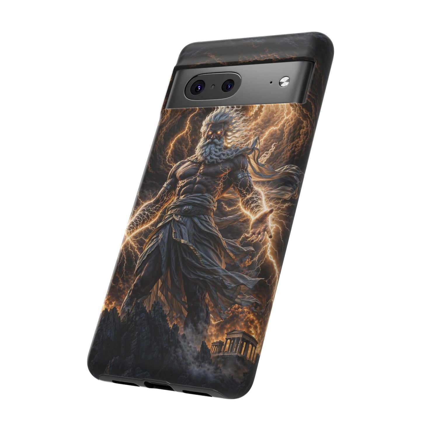 Mythic Thunder God Phone Case — Lightning Warrior Tough Protective Cover