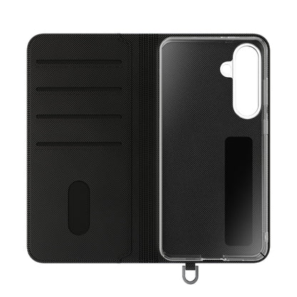 Wolf at Moonlit Ruins Flip Case — Mystical Nightscape Phone Wallet