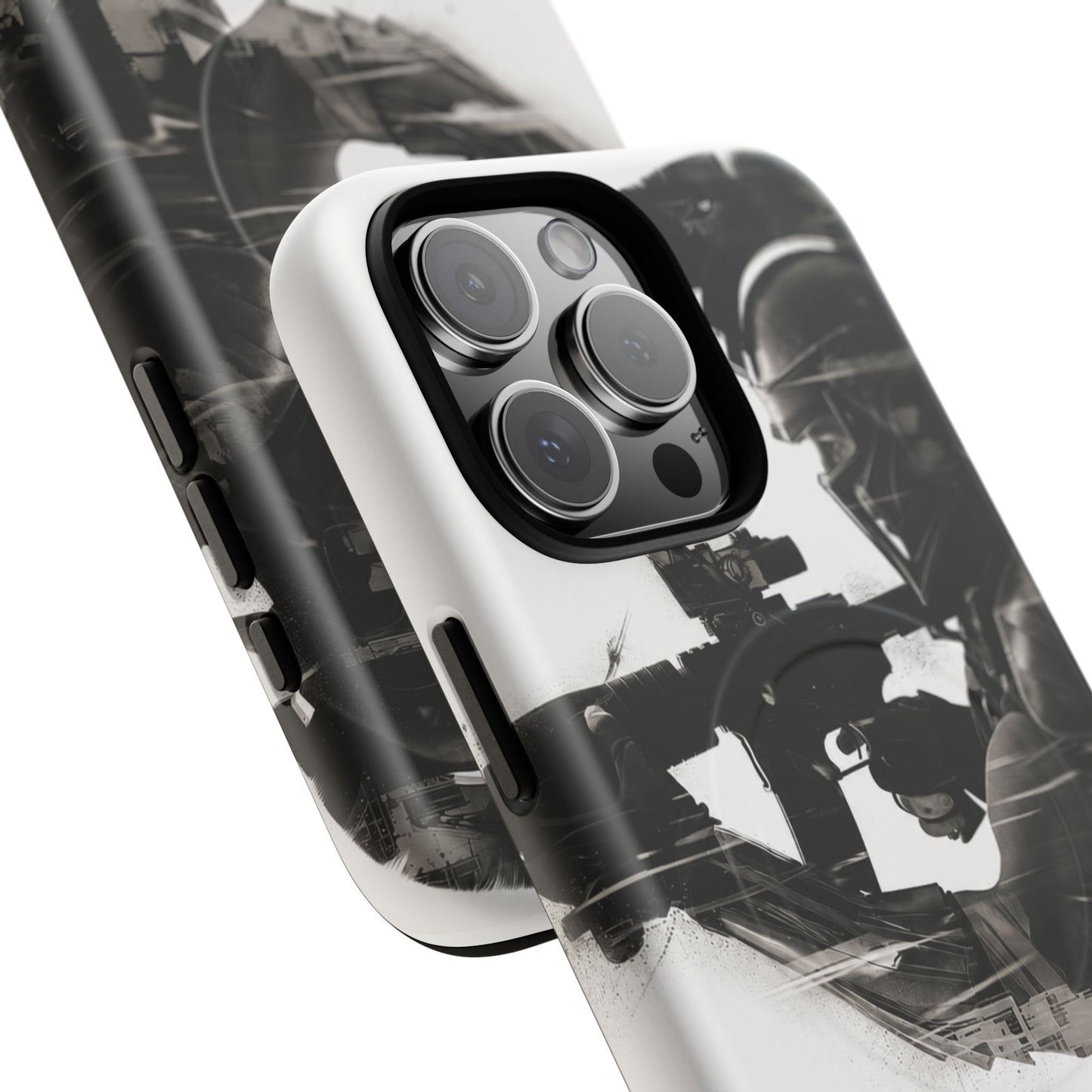 Tough Magnetic Case — Tactical Soldier Silhouette iPhone Cover