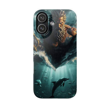 poseidon God Phone Case – Mythic Triton Ocean iPhone Snap Case