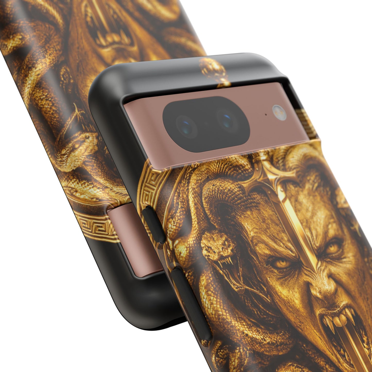 Phone Case — Gold Medusa Dagger Armor iPhone Cover