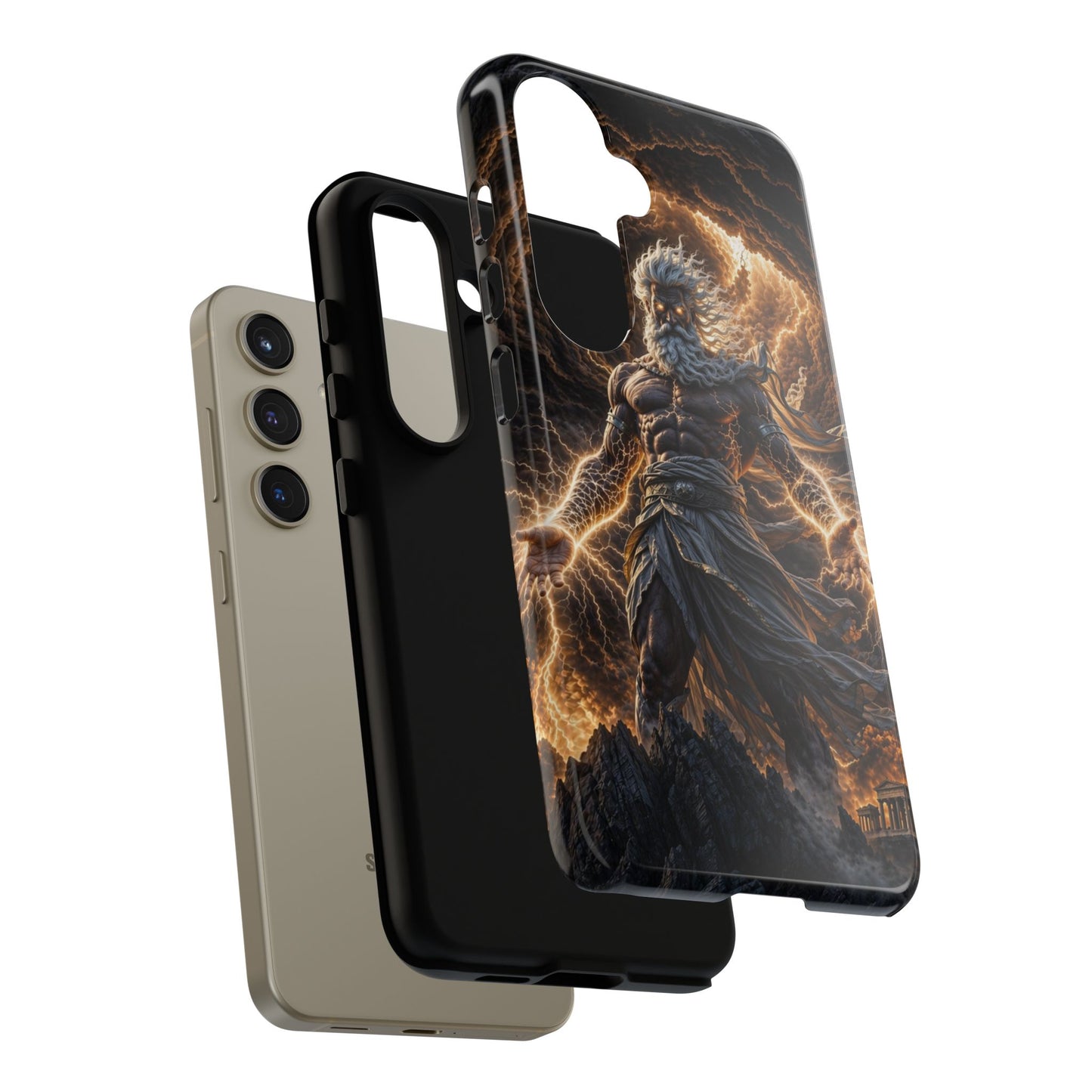 Mythic Thunder God Phone Case — Lightning Warrior Tough Protective Cover