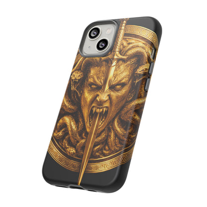 Phone Case — Gold Medusa Dagger Armor iPhone Cover