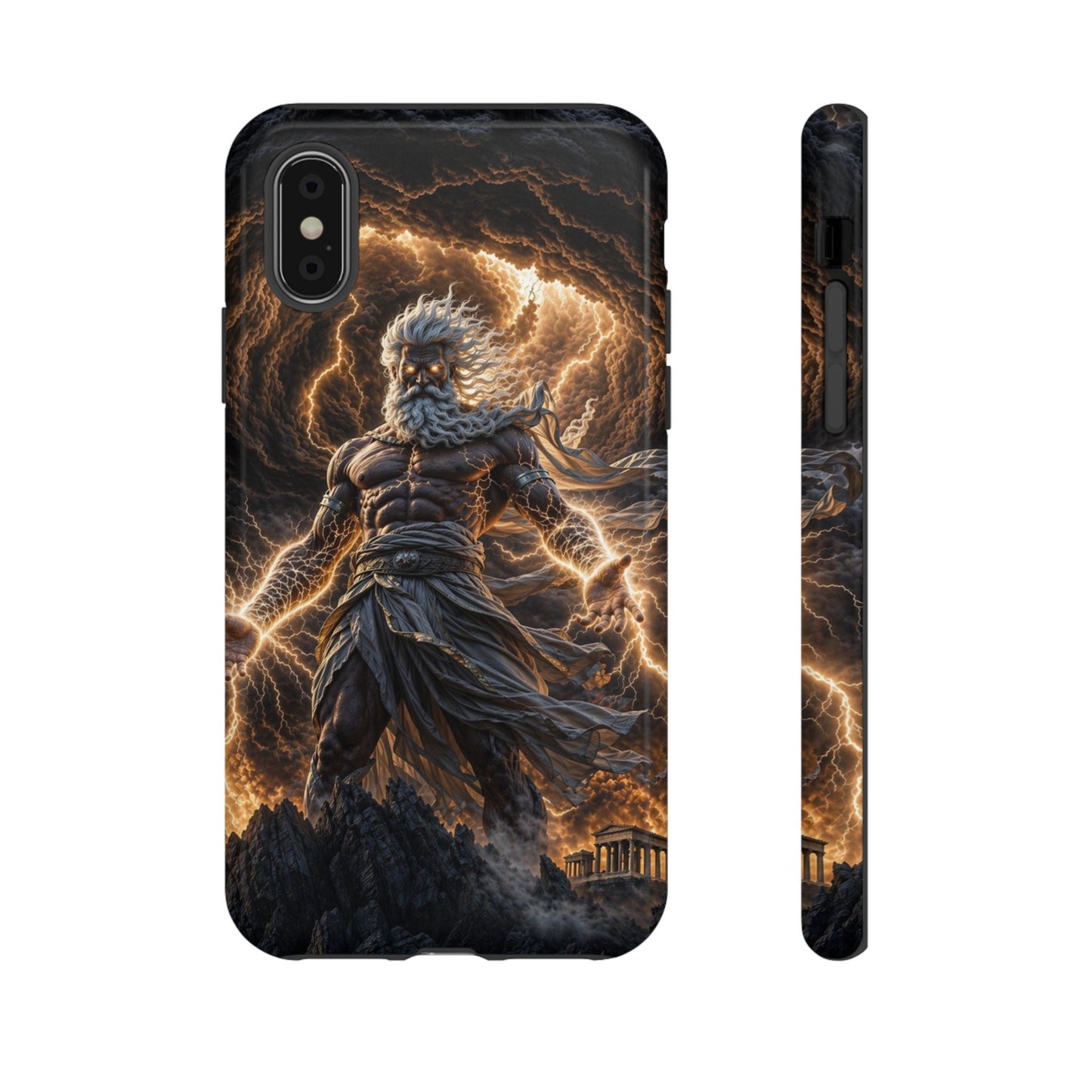 Mythic Thunder God Phone Case — Lightning Warrior Tough Protective Cover
