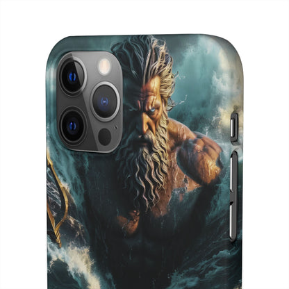 poseidon God Phone Case – Mythic Triton Ocean iPhone Snap Case