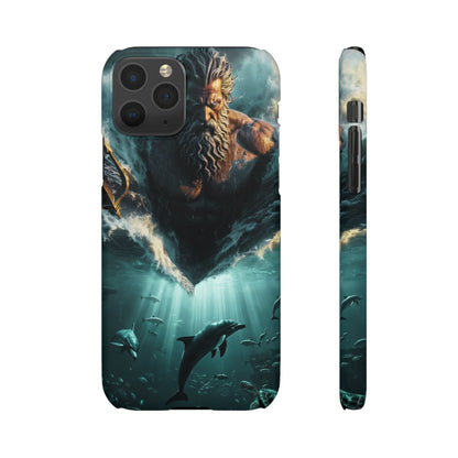 poseidon God Phone Case – Mythic Triton Ocean iPhone Snap Case