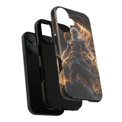 Mythic Thunder God Phone Case — Lightning Warrior Tough Protective Cover