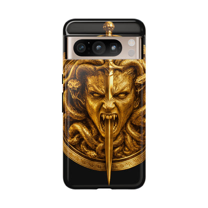 Phone Case — Gold Medusa Dagger Armor iPhone Cover