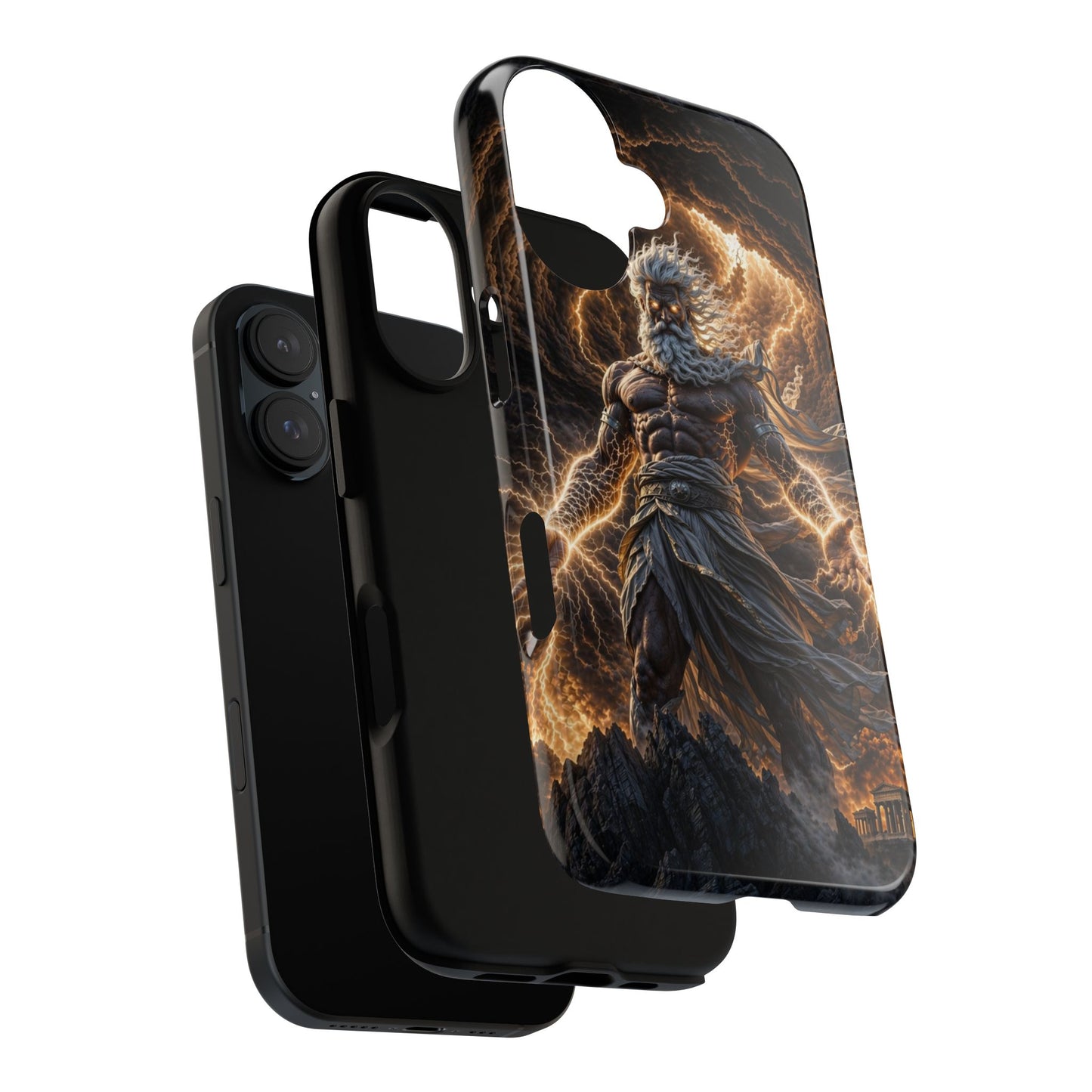 Mythic Thunder God Phone Case — Lightning Warrior Tough Protective Cover