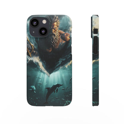 poseidon God Phone Case – Mythic Triton Ocean iPhone Snap Case