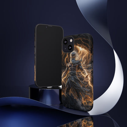 Mythic Thunder God Phone Case — Lightning Warrior Tough Protective Cover