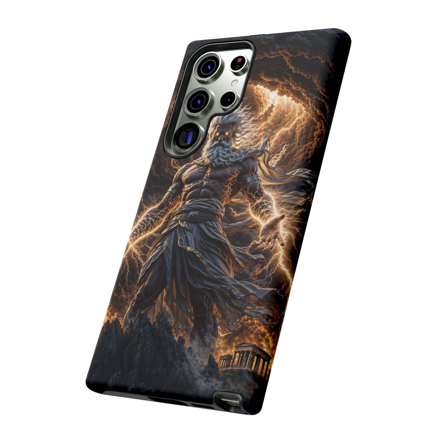 Mythic Thunder God Phone Case — Lightning Warrior Tough Protective Cover