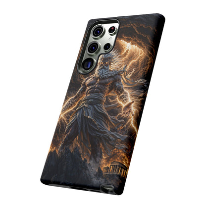 Mythic Thunder God Phone Case — Lightning Warrior Tough Protective Cover