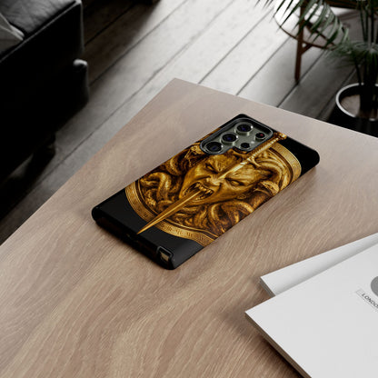 Phone Case — Gold Medusa Dagger Armor iPhone Cover