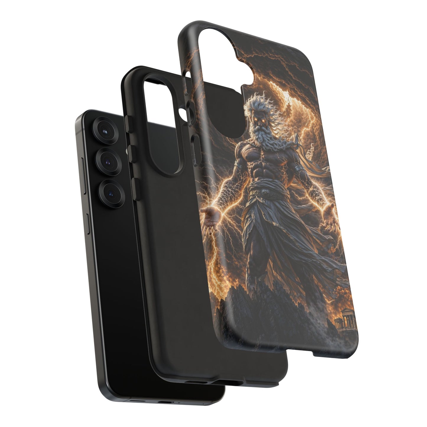 Mythic Thunder God Phone Case — Lightning Warrior Tough Protective Cover