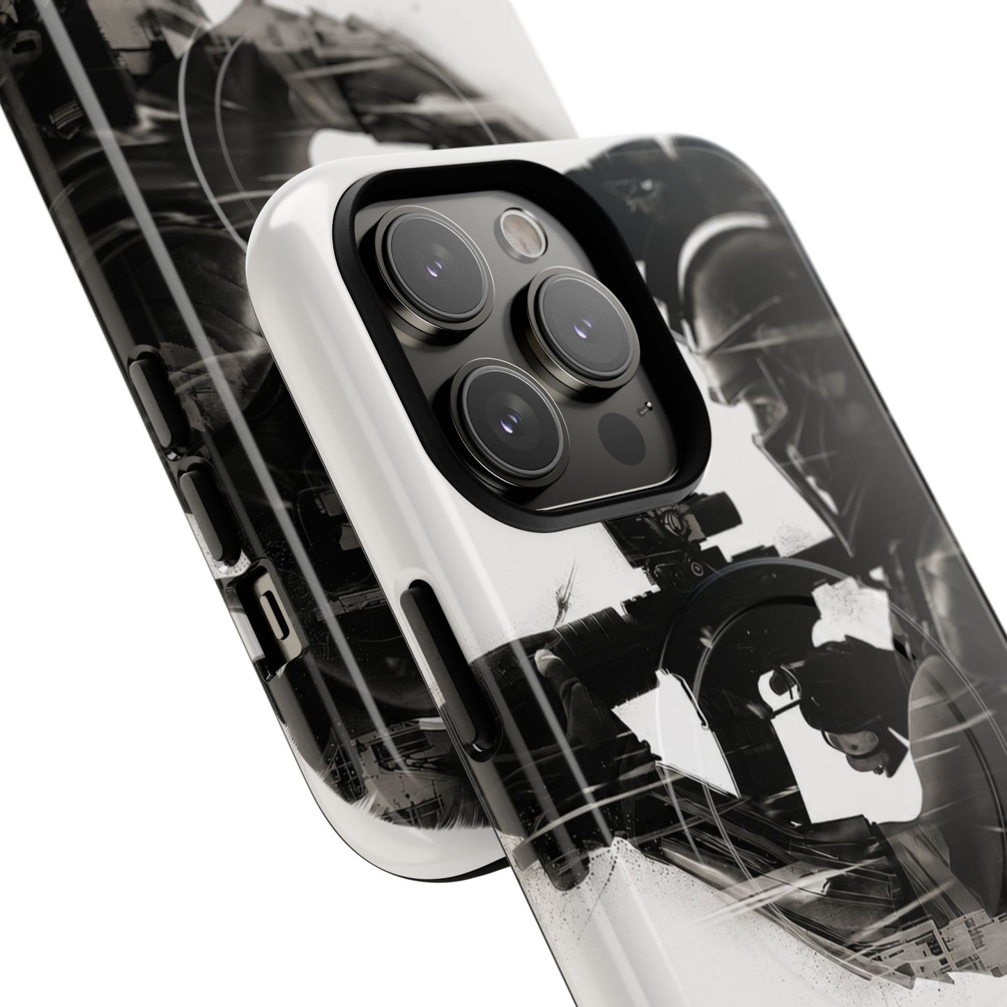 Tough Magnetic Case — Tactical Soldier Silhouette iPhone Cover