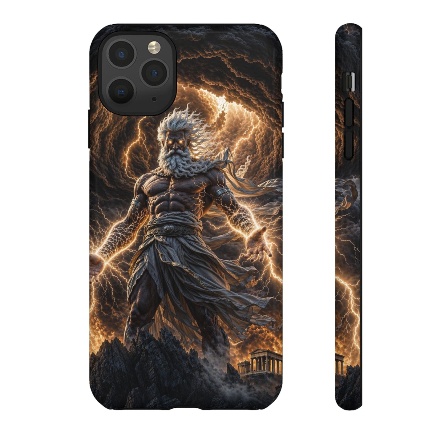 Mythic Thunder God Phone Case — Lightning Warrior Tough Protective Cover