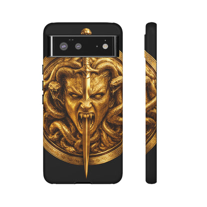 Phone Case — Gold Medusa Dagger Armor iPhone Cover