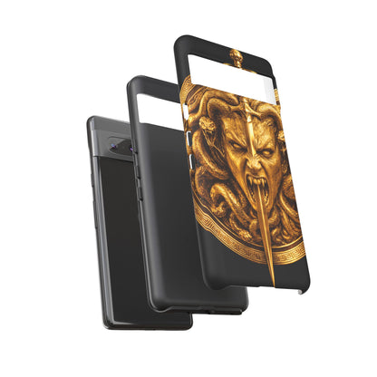 Phone Case — Gold Medusa Dagger Armor iPhone Cover