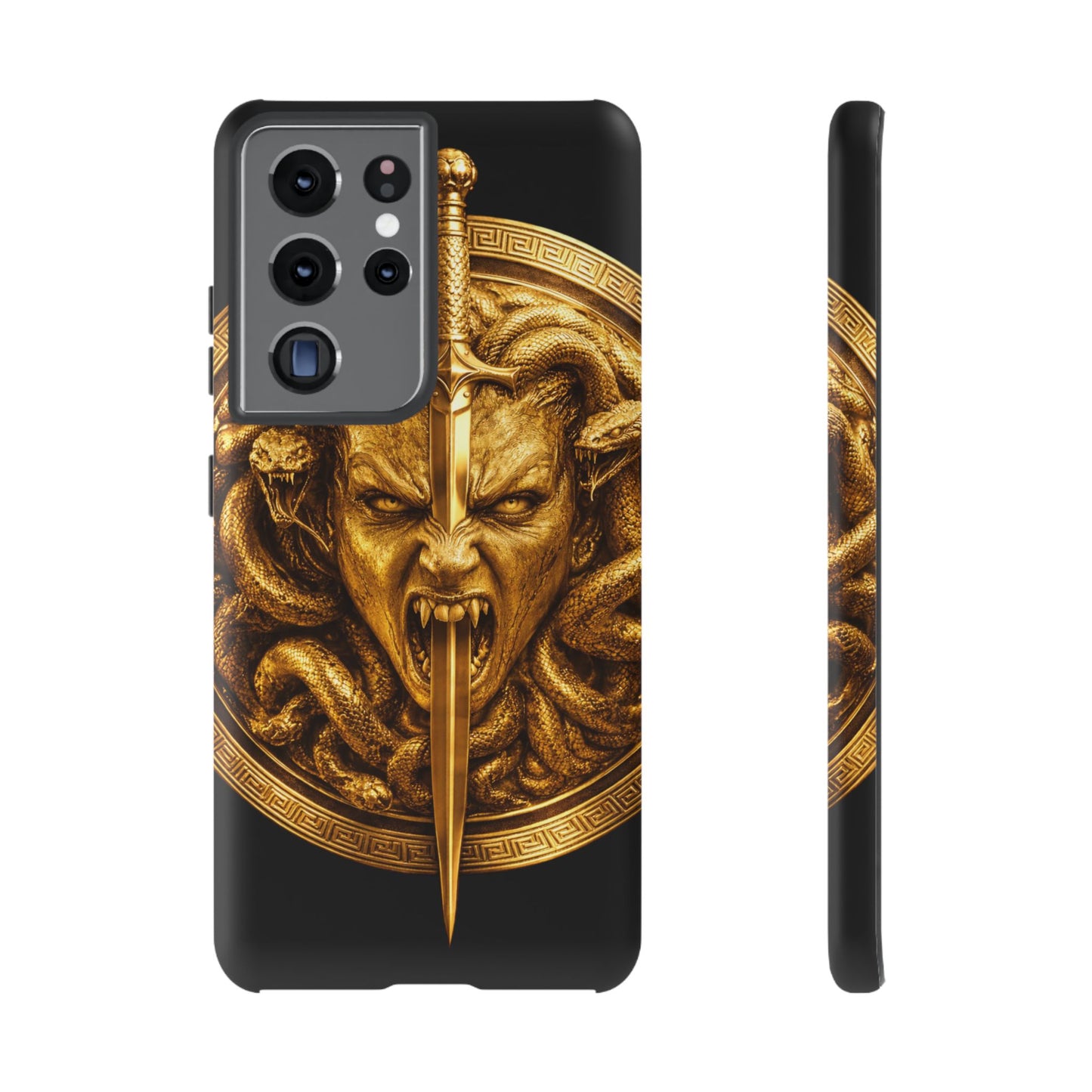 Phone Case — Gold Medusa Dagger Armor iPhone Cover