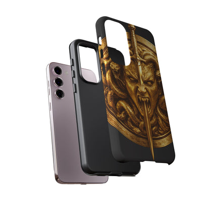 Phone Case — Gold Medusa Dagger Armor iPhone Cover