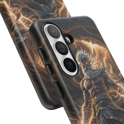 Mythic Thunder God Phone Case — Lightning Warrior Tough Protective Cover